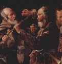 Драка музыкантов. 1625-1630 - 94,4 x 141,2 смХолст, маслоБароккоФранцияЛос-Анджелес. Музей Дж. Пола Гетти